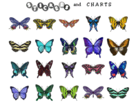 free butterfly stickers