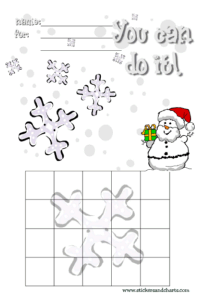 Holiday Sticker Charts