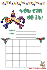 Printable Christmas Elf Reward Chart