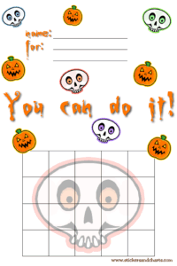 Skeleton reward chart