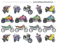 biker stickers