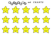 yellow star stickers